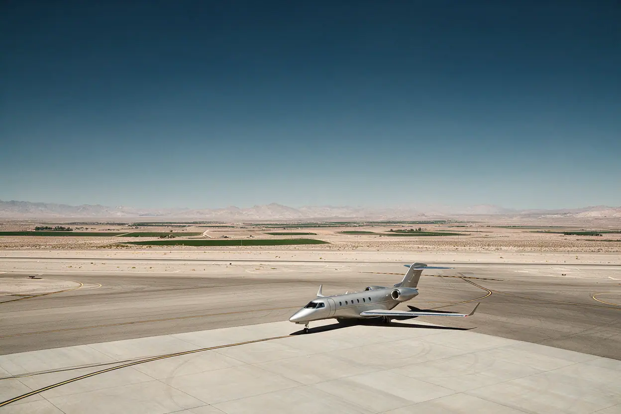 Private jet in Phoenix